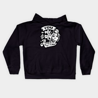 You, Me & the Aussie Ver. 2 Kids Hoodie